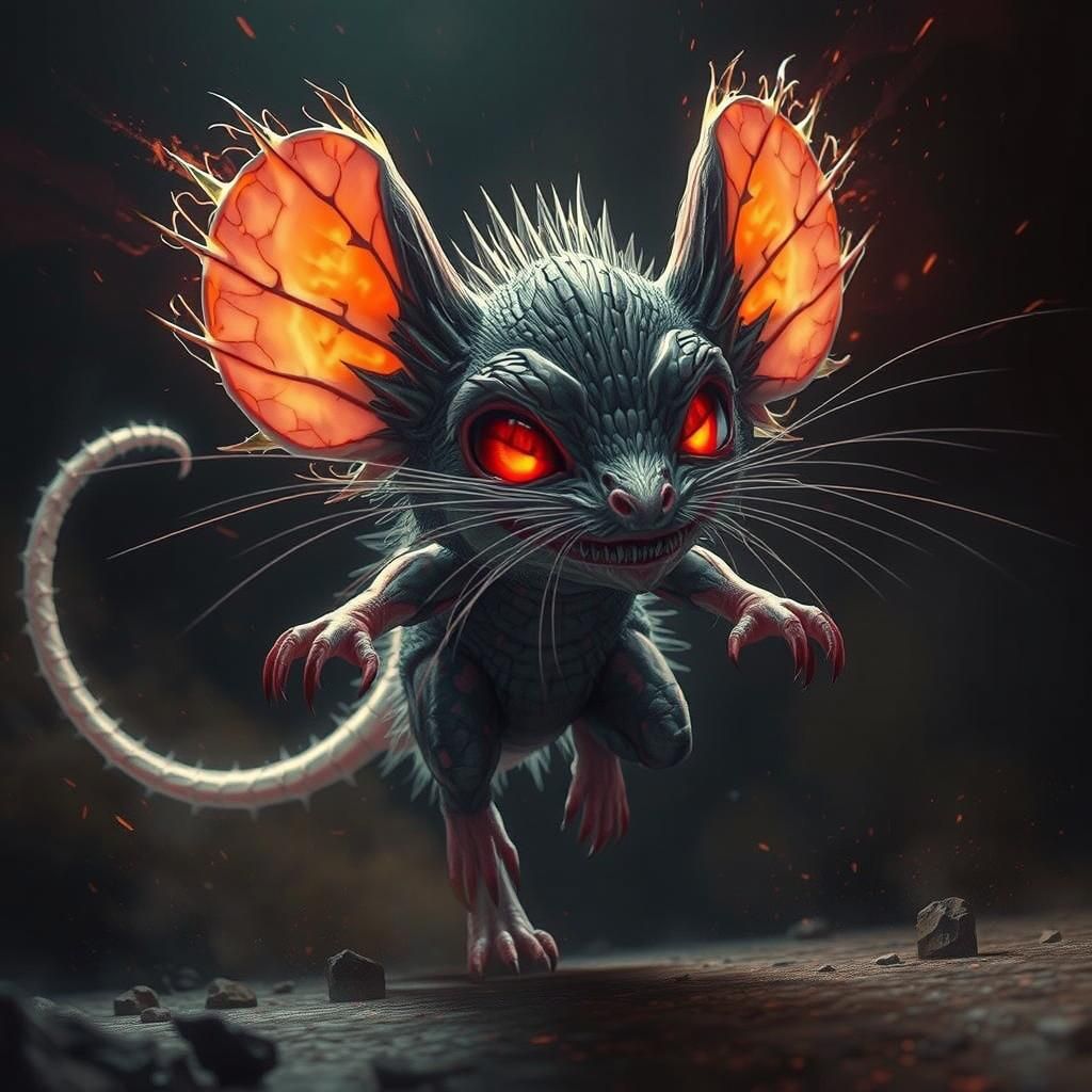 Reptilian Arachnid Hybrid with Glowing Armor in 8K