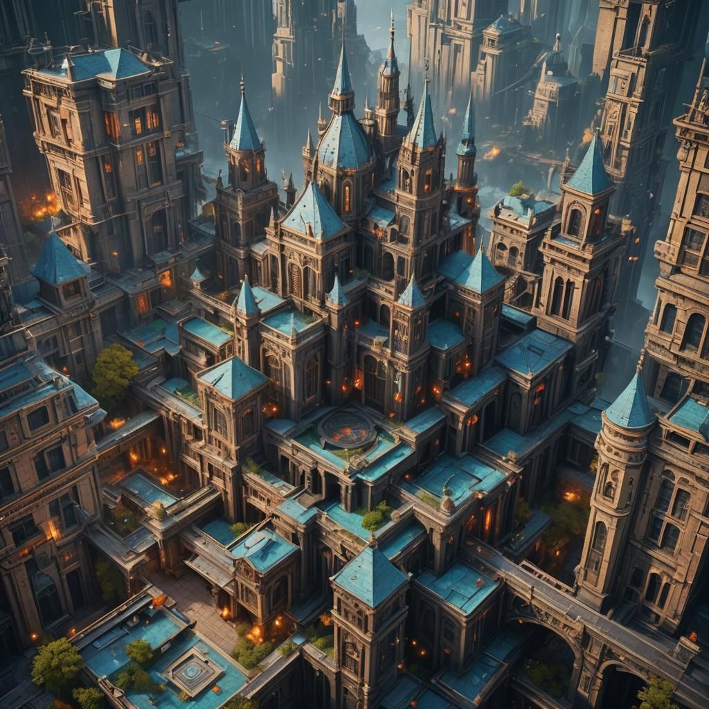 Detailed Matte Painting of a Hacker in Fantasy Art