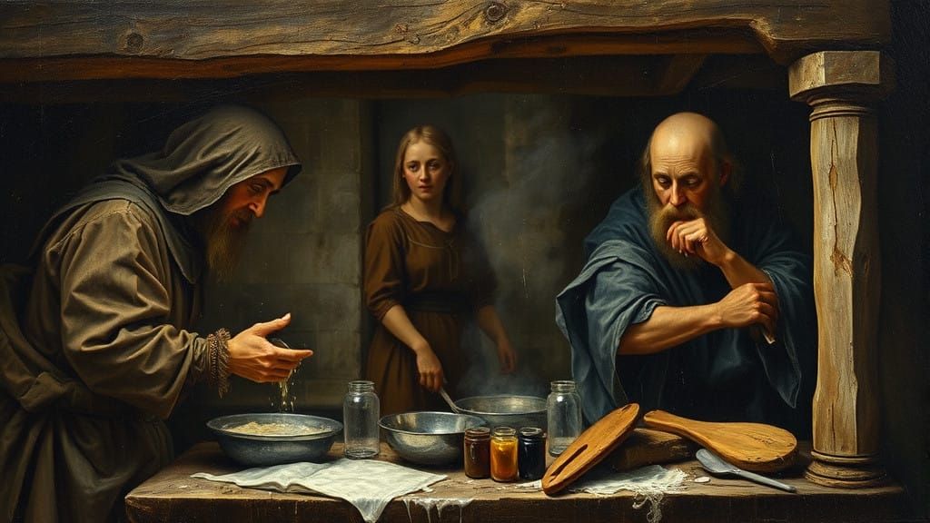 Ethereal Oil Painting in Symbolist Style