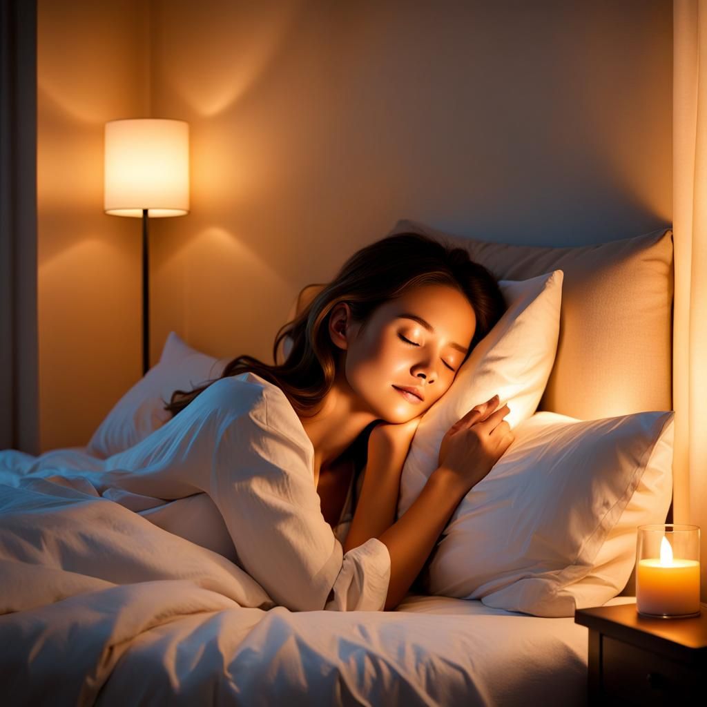 Warm Glow Bedtime Scene