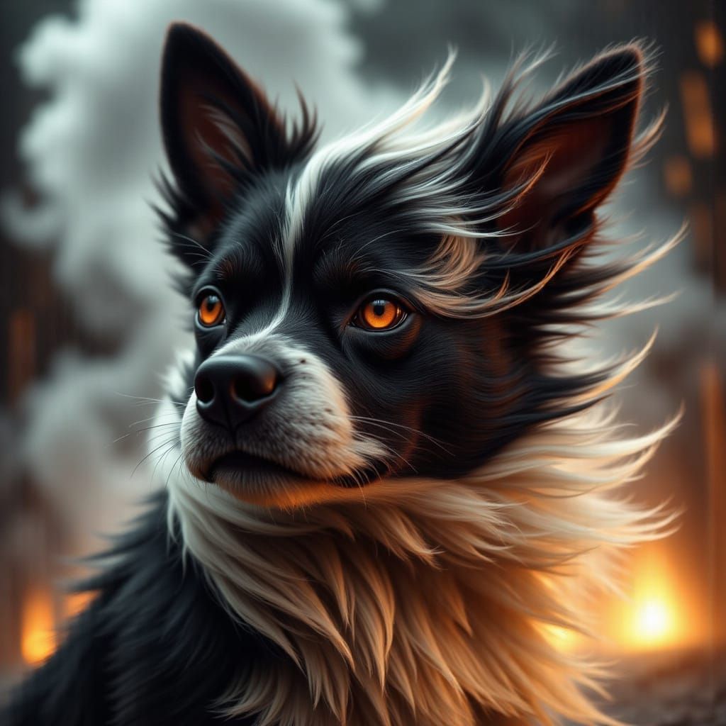 Boston Terrier in Cinematic Hyper-Realism