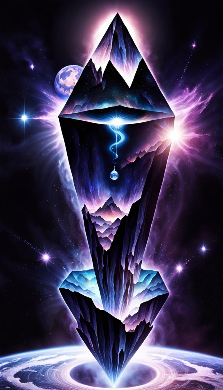 Ethereal Crystal: Surreal Planetary Duality