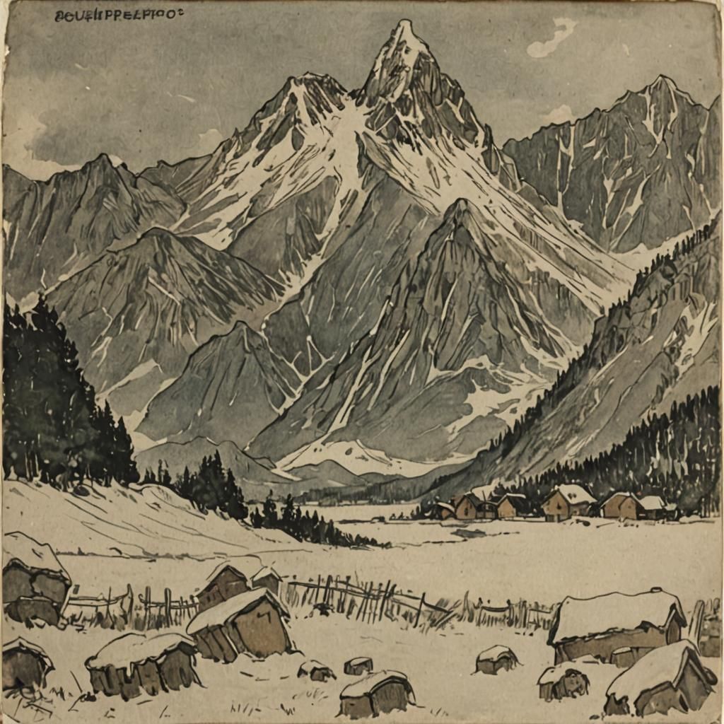 Apocalyptic Earthquake with Falling Comets, Digital Art