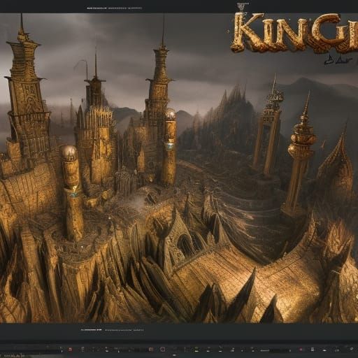 Fantastical Fake King Concept Art in Deep Color