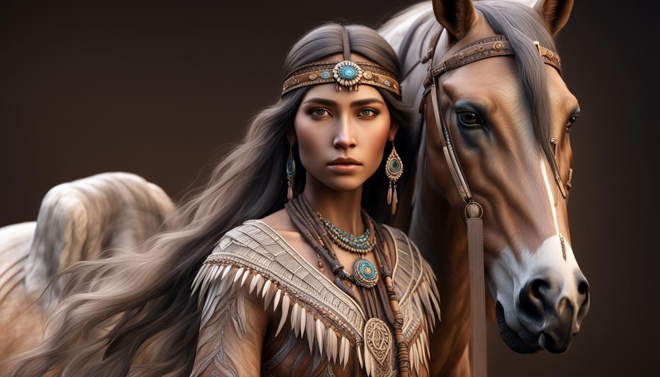 beautiful native American