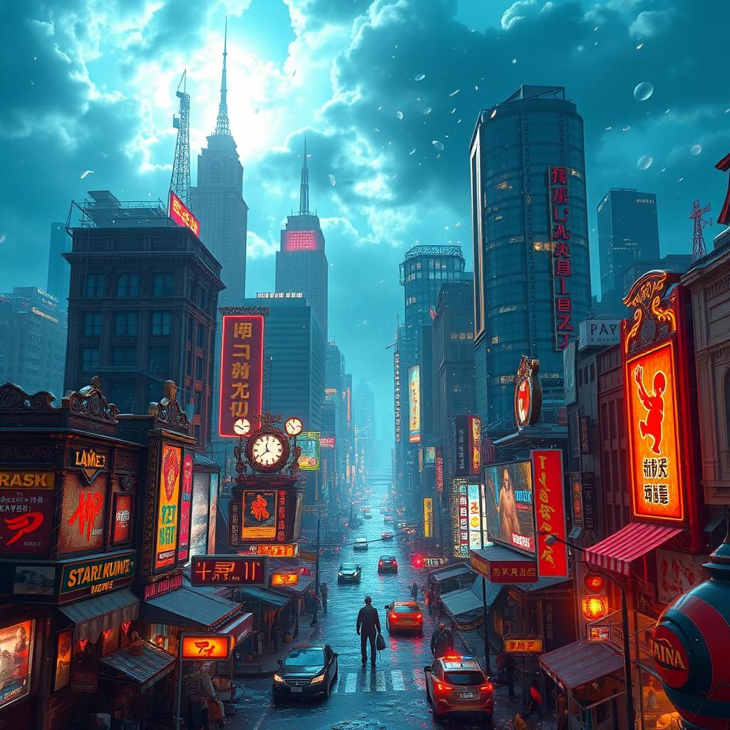 Crystal City in Autumn with Stunning Visual Effects