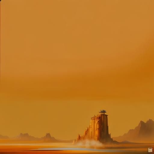 Dramatic Digital Matte Painting: Epic Cinematic Scene