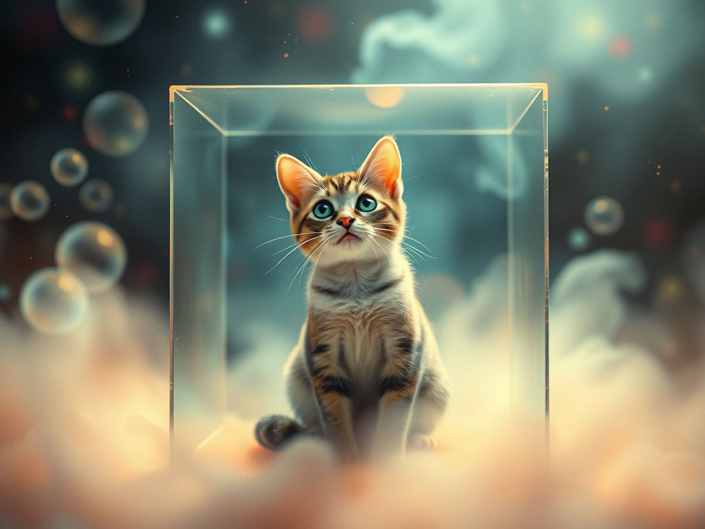 Surreal Feline in Quantum Superposition