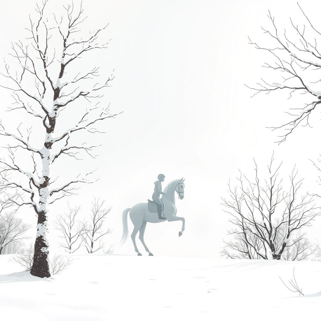 Spectral White World Where Creativity Has Died