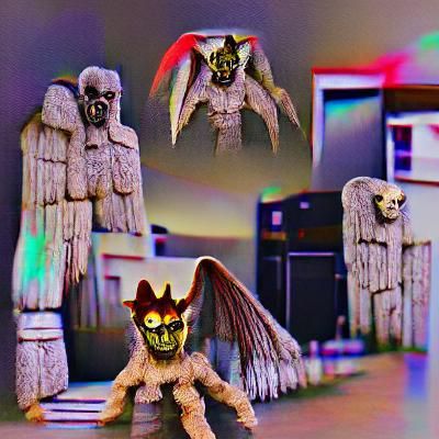 Detailed Rendering of Pazuzu, King of Wind Demons