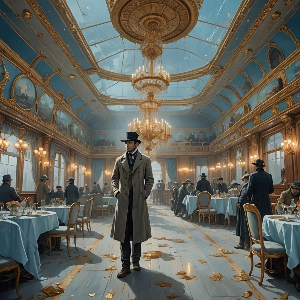 Steampunk Banquet on Cruise Ship with Clockwork