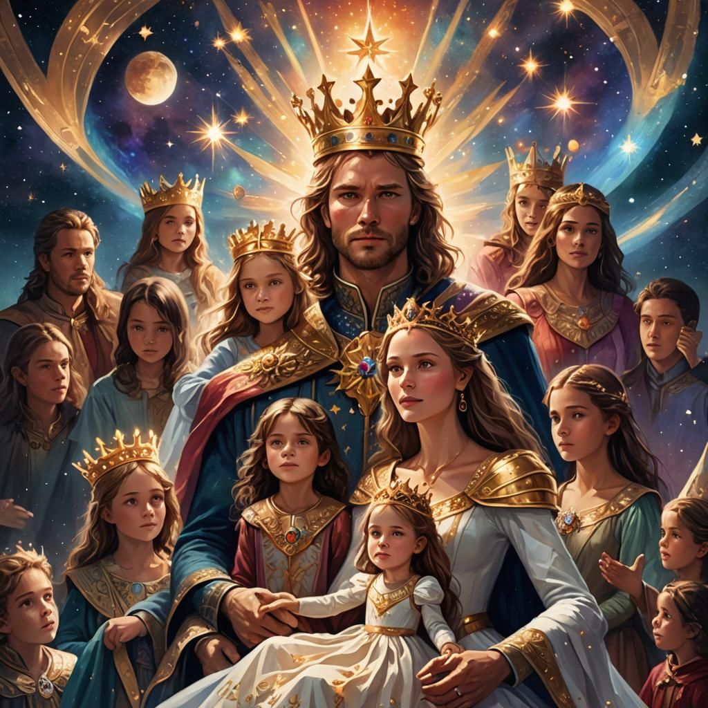 Klaus and Eva: Fantasy Royal Family Portrait