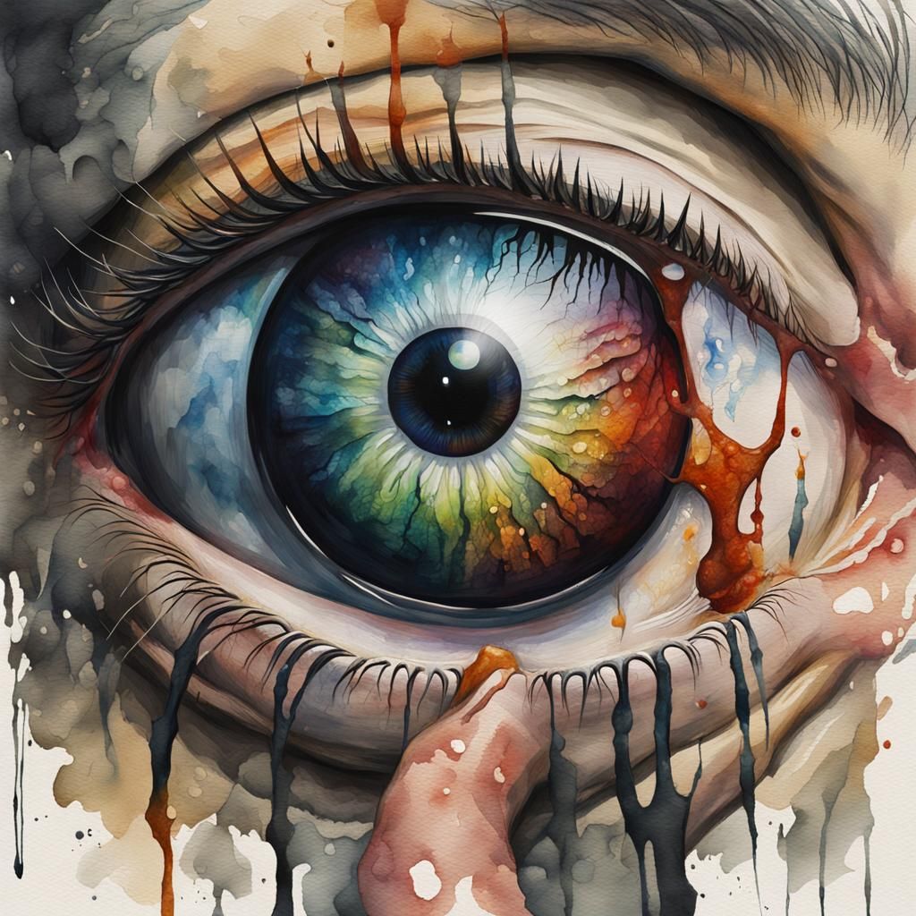 Eyeball in Hand: Gothic Impressionist Masterpiece