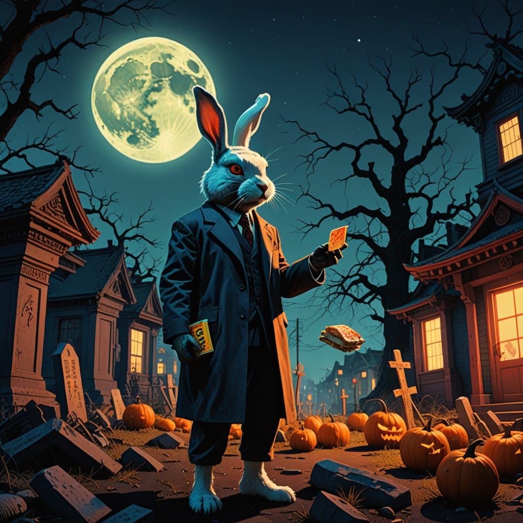 Post-Apocalyptic Bunny Rules with Photorealistic Flair