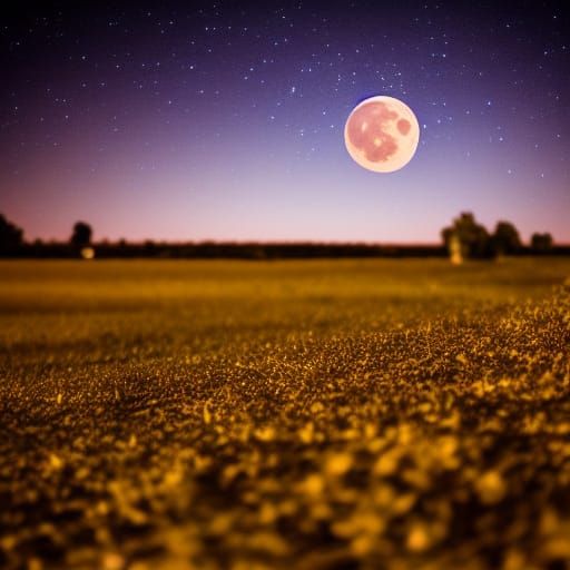 Harvest Moon: Professional Photography with Bokeh