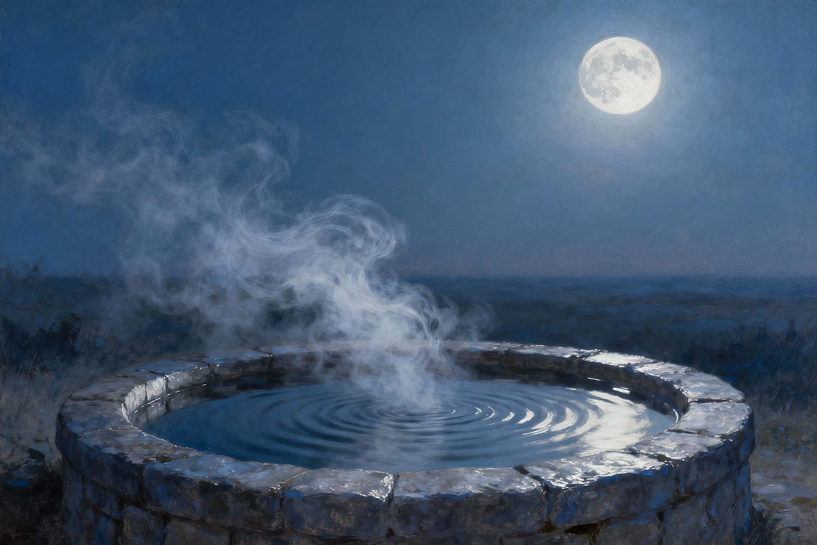 I Fashion a Moonscape I Still a Well