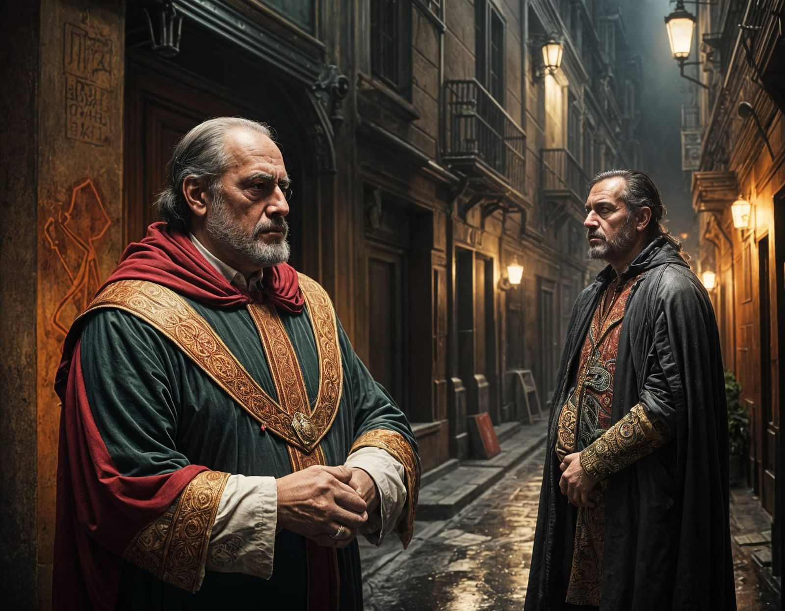 Cyberpunk Portrait with Distressed Lips in Moebius-Inspired ...