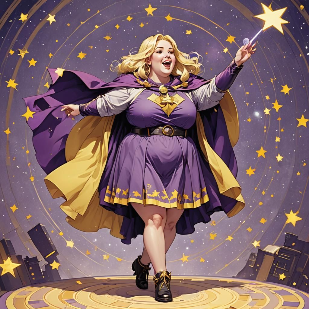 Supergoddess Dimensia Sings an Operatic Aria