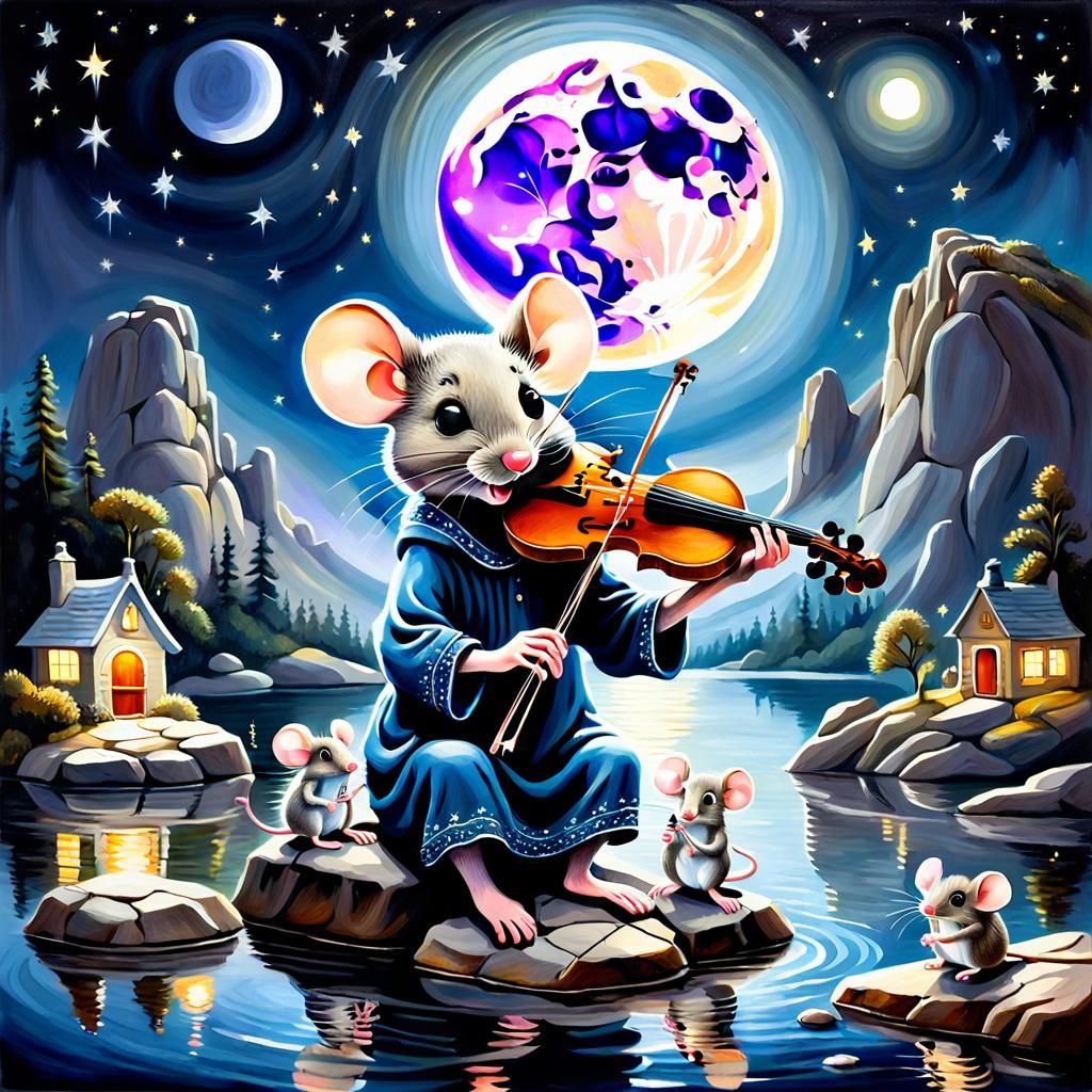 Mama Mouse’s Ode to the Moon