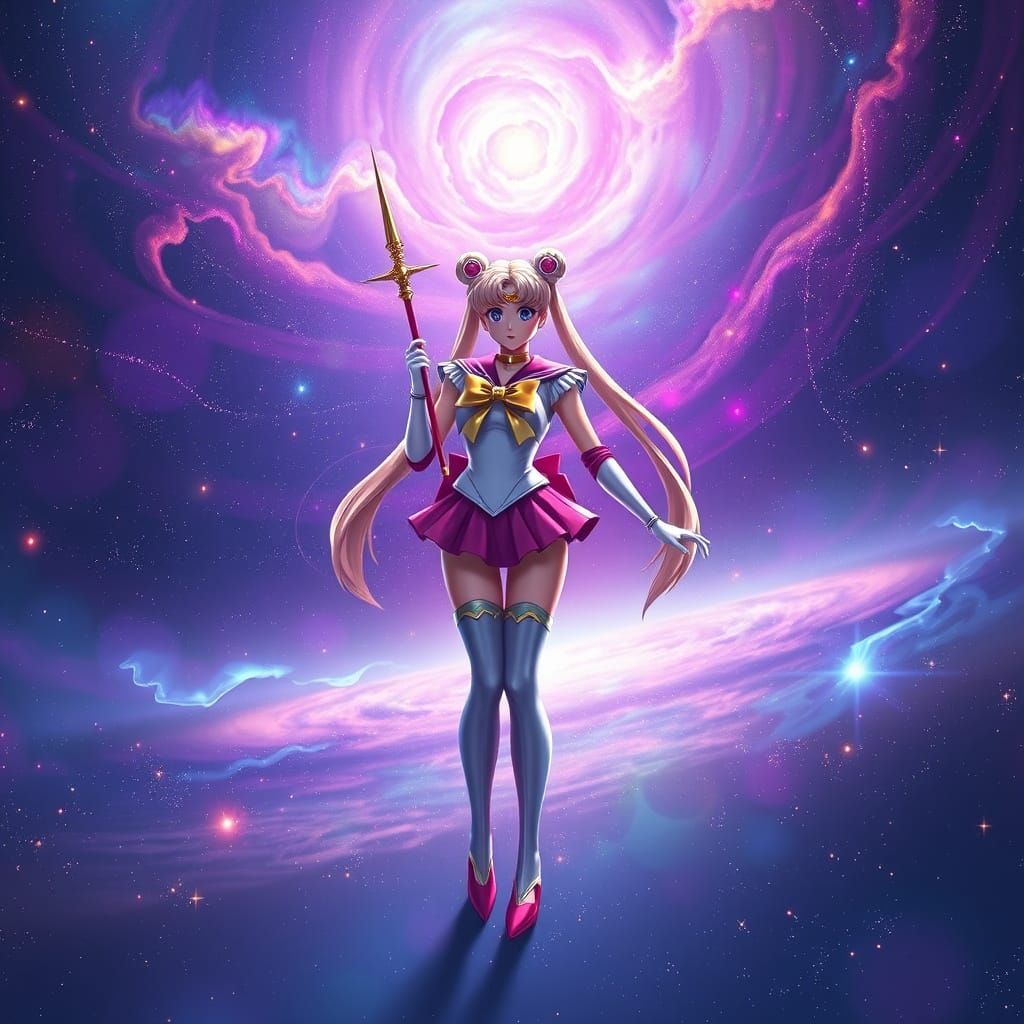 Galaxy Sailor Moon in Cosmic Majesty