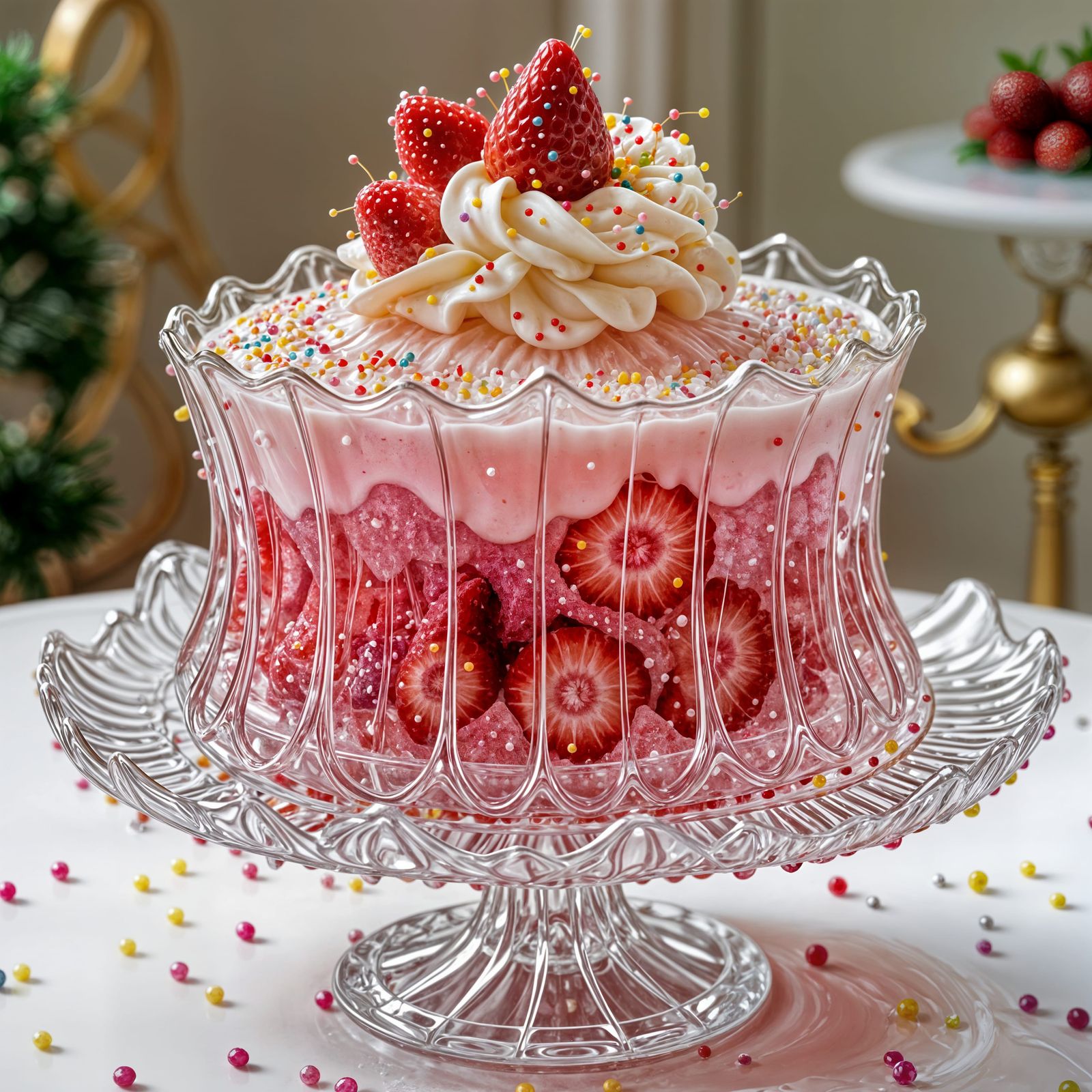 Strawberry Jello Dessert 2