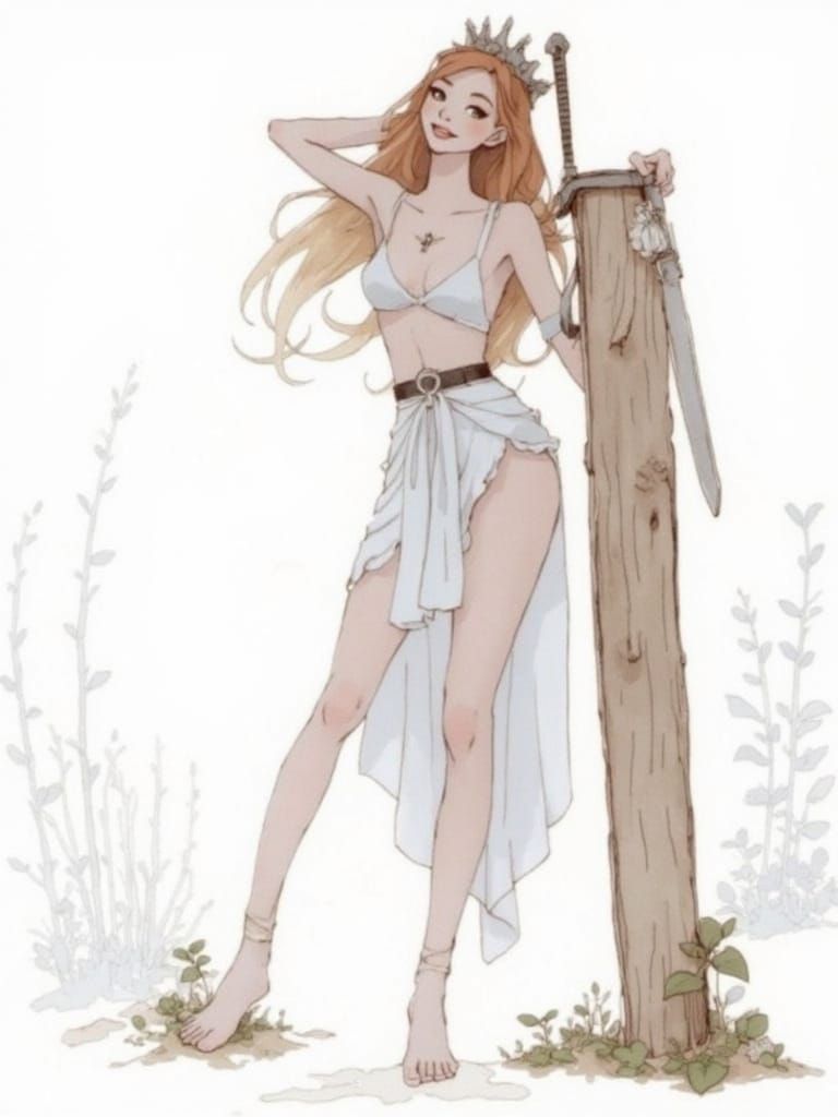 A Oread: Nymph of the mountains.