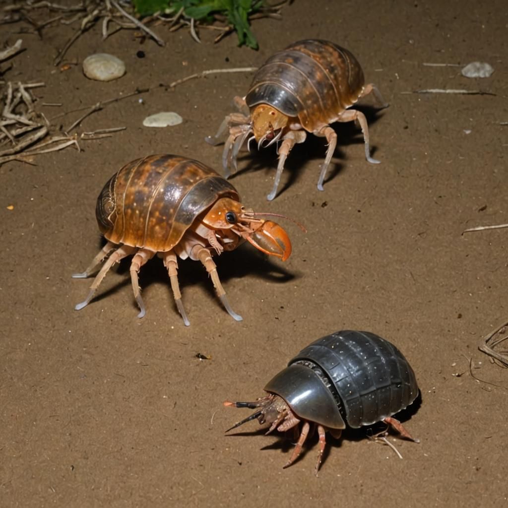 Surreal Hermit Crab Hybrid Creature