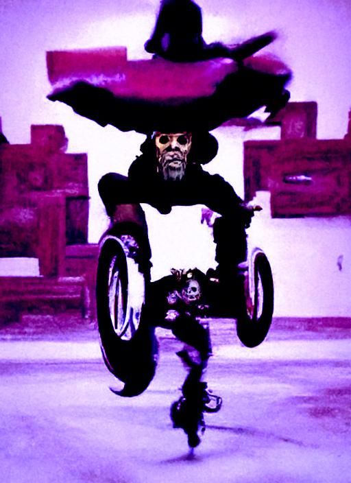 Papa Legba on One Wheel