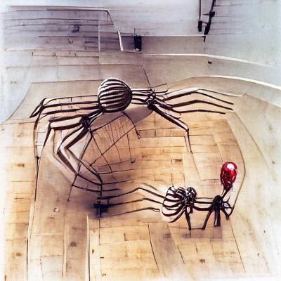 Maman Spider Sculpture Inspired by Louise Bourgeois