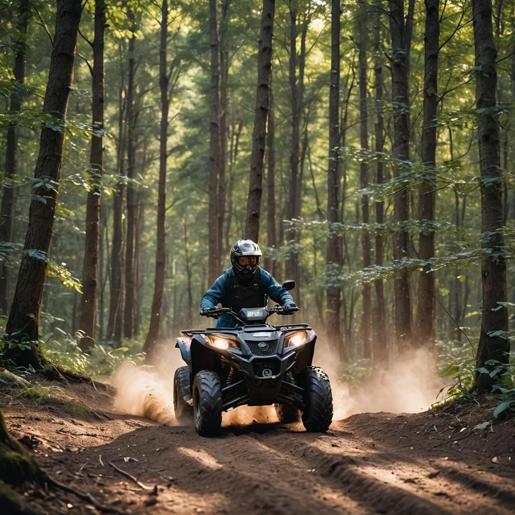 ATV Ride: Professional Photography with Bokeh