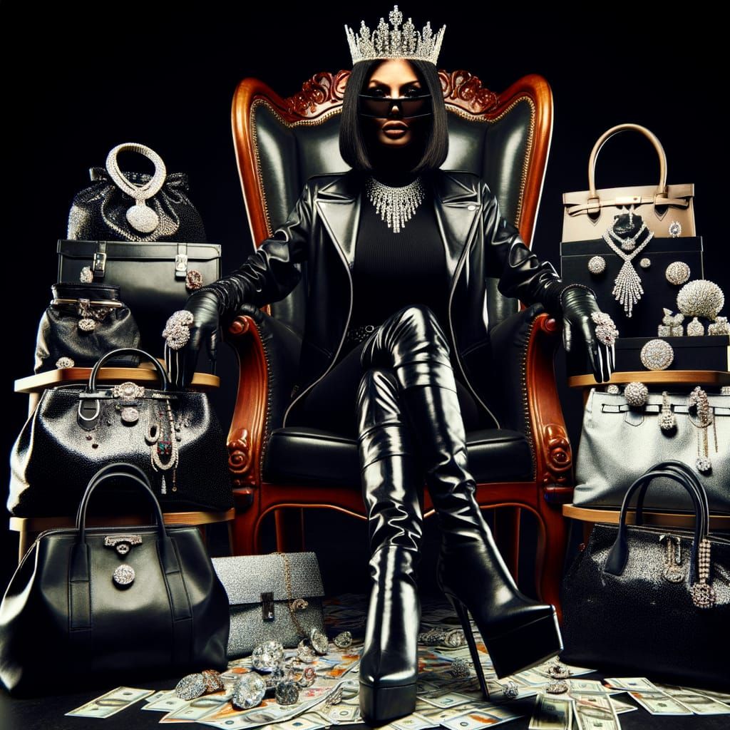 Leather Thief Queen on Diamond Throne