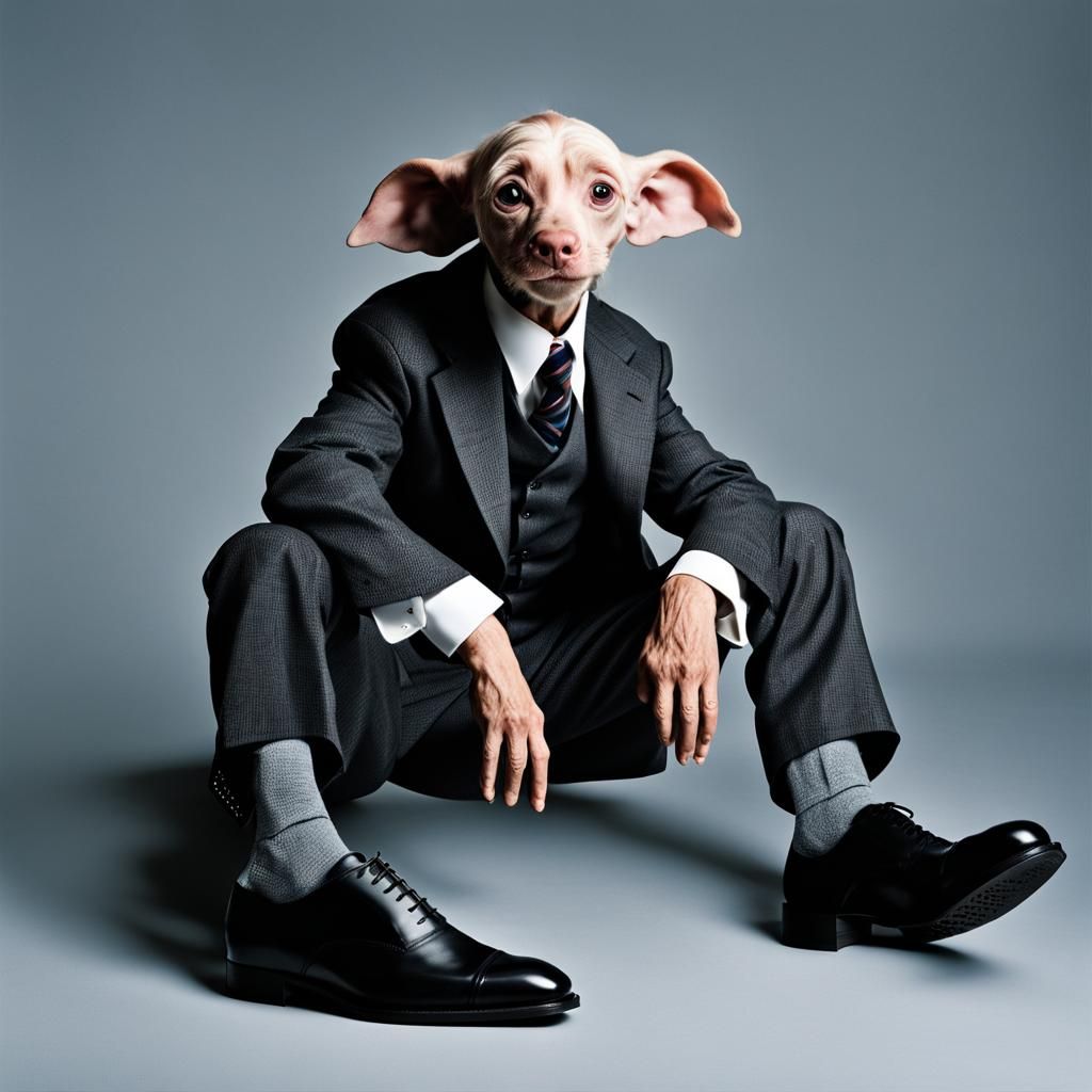 Dobby in Armani Suit: A Professional Portrait