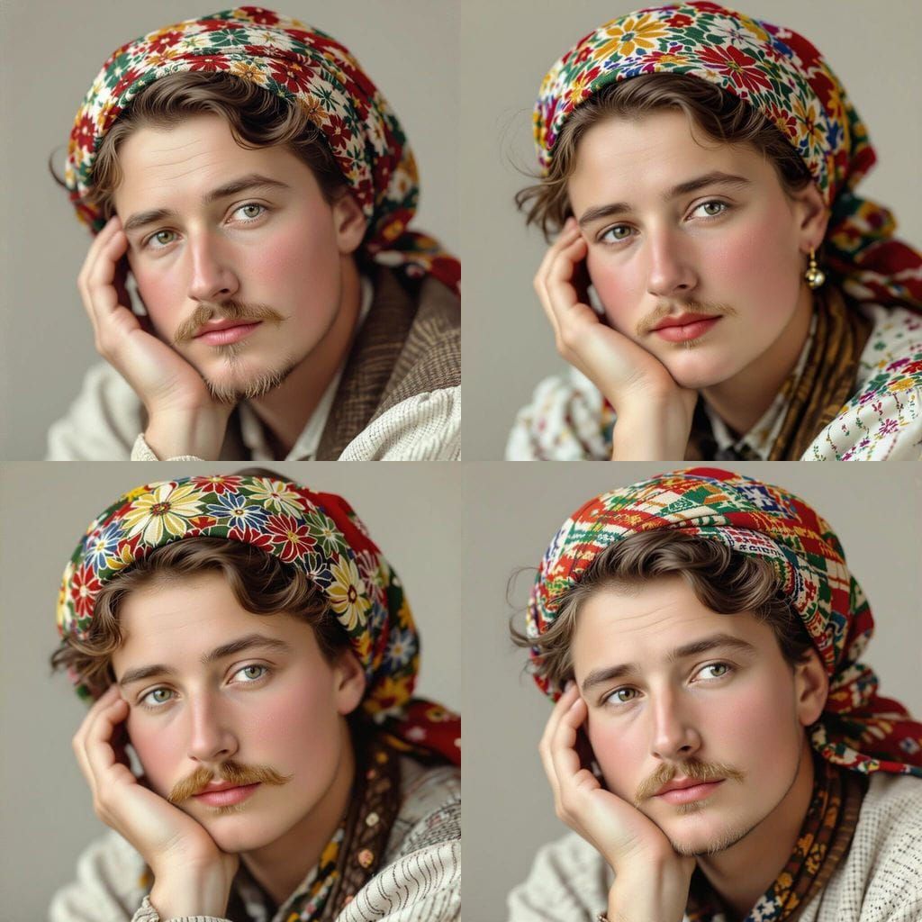 Vintage Black and White Portrait of Anton Chekhov