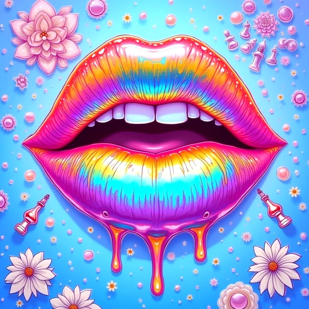 Chess Pieces Melt in Surreal Landscape