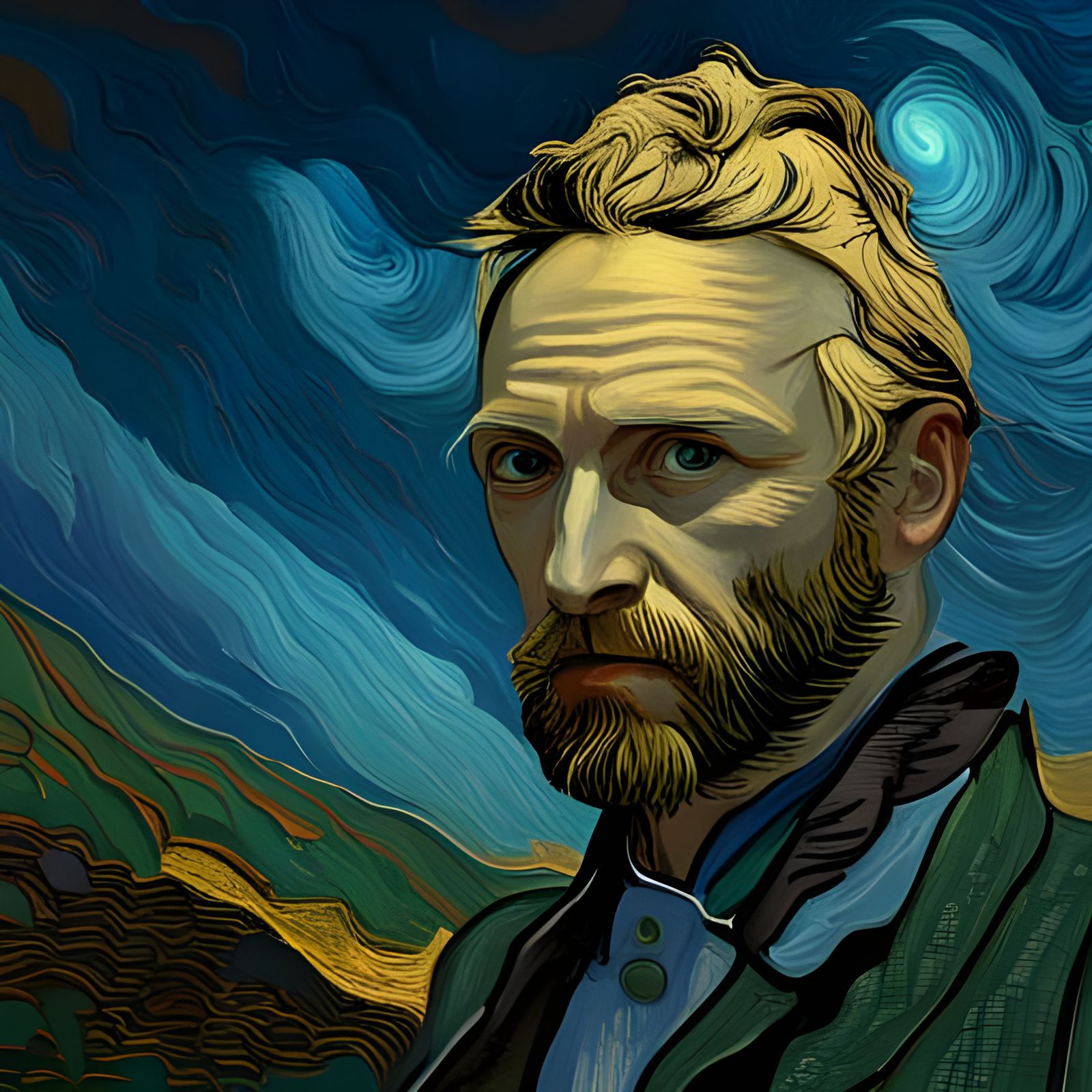 Van Gogh Sees His Art in Modern Times