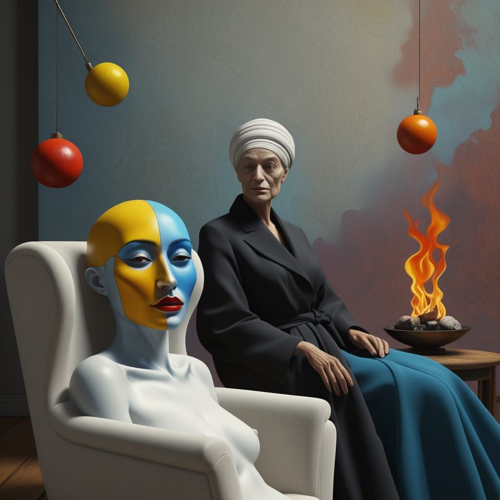 Sitting with Auntie 'Lemon'