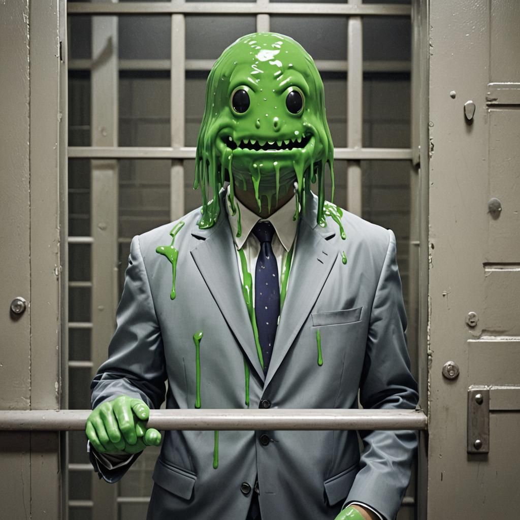 Slime in a Suit Behind Bars