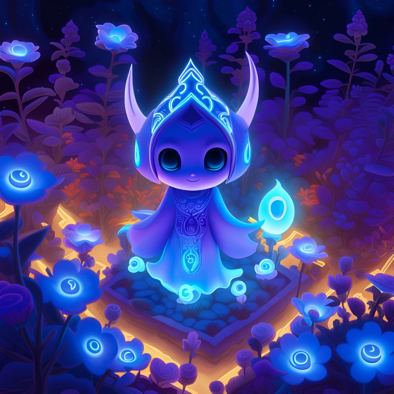 The Blu Blossom Mage