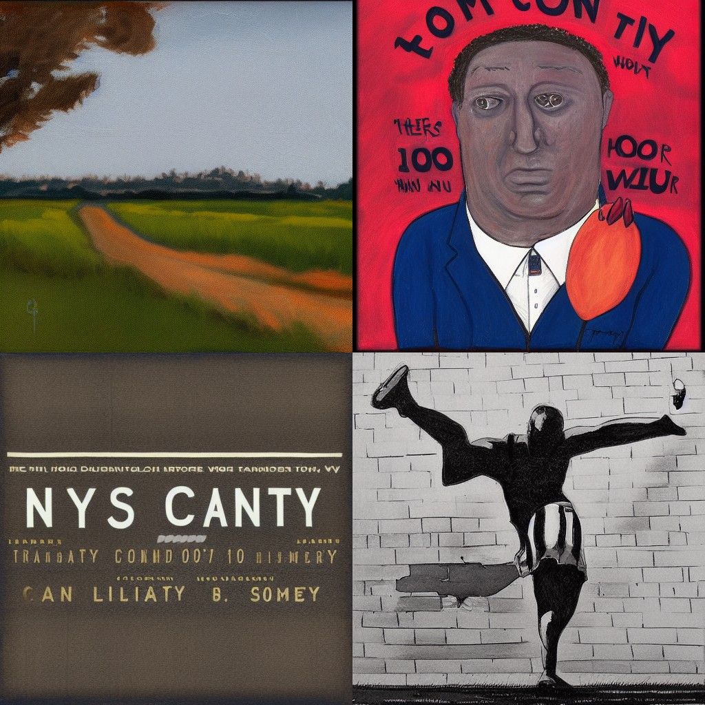 Surreal Landscape in Thomas Canty Style