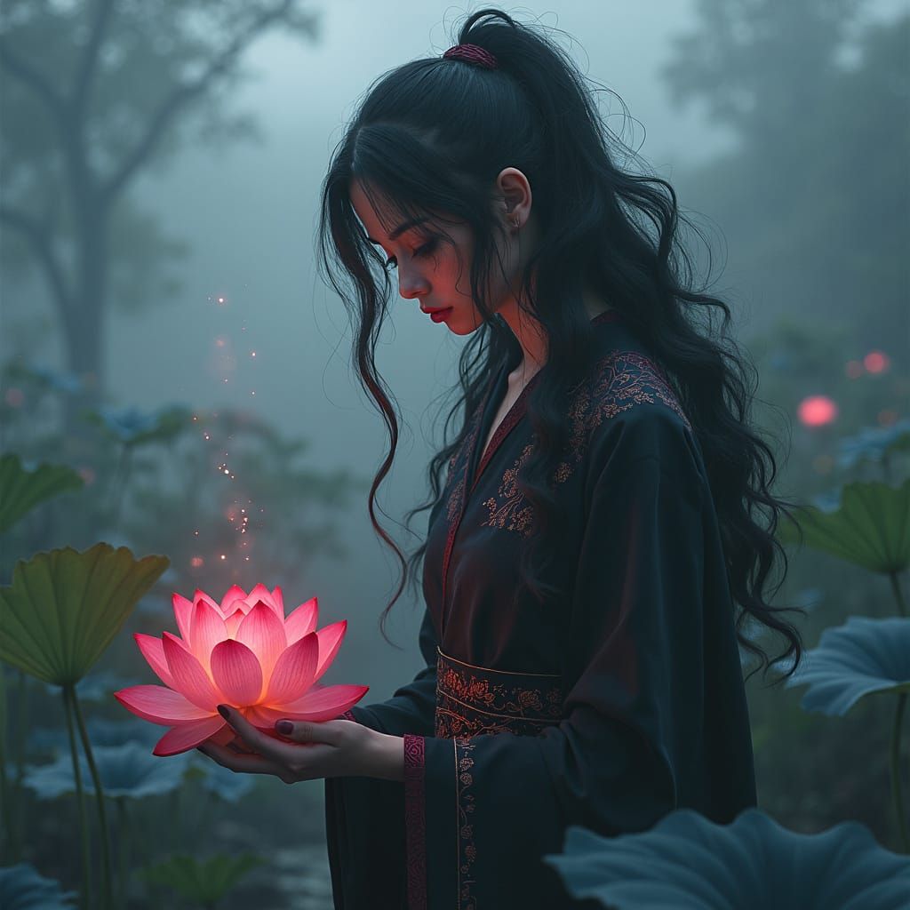 Grimdark Lotus Flower
