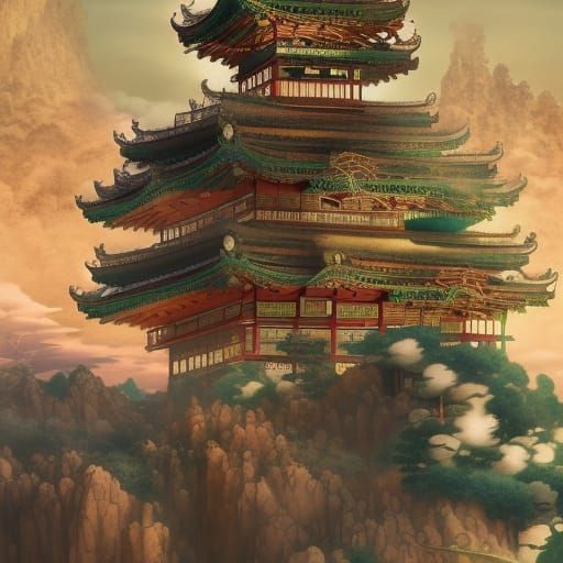 Seven Lucky Gods Art, Unreal Engine 5 Style