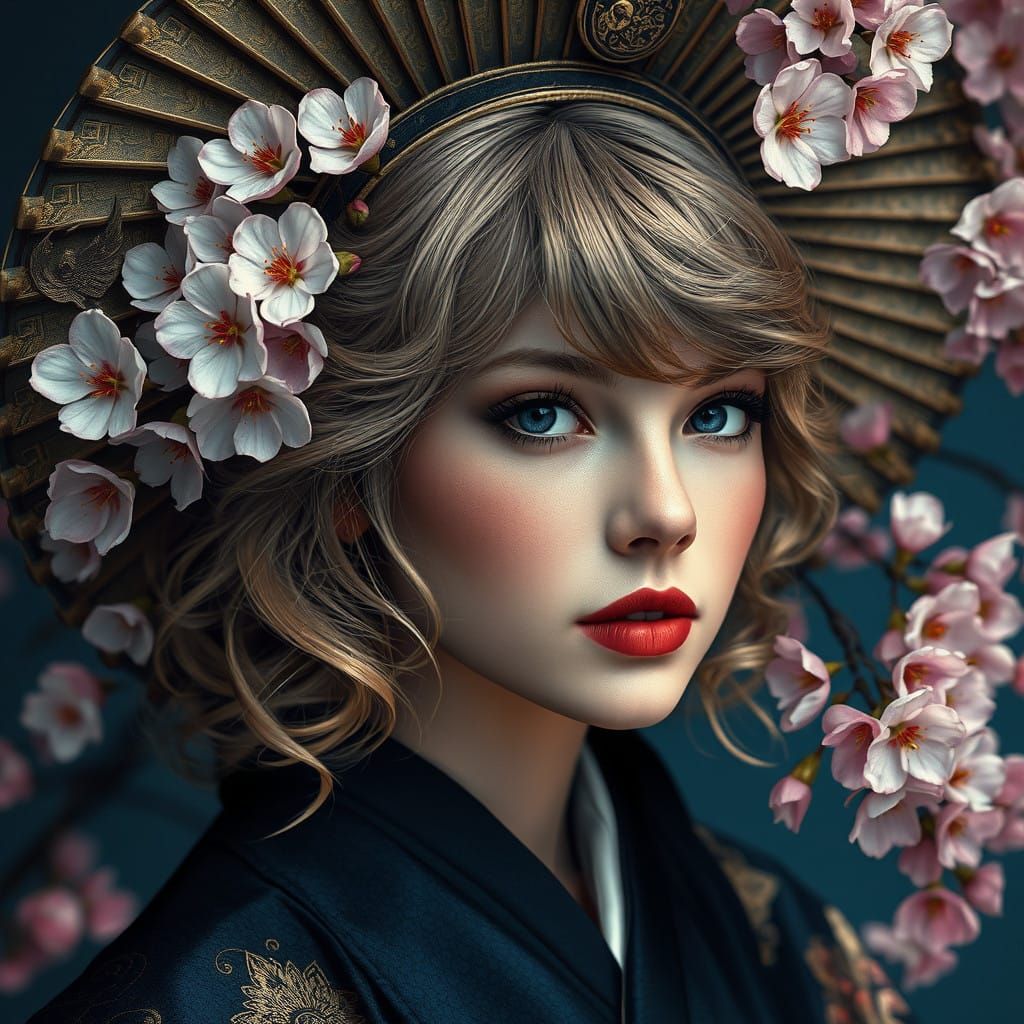 Regal Taylor Swift in Japanese Gysahl Headdress