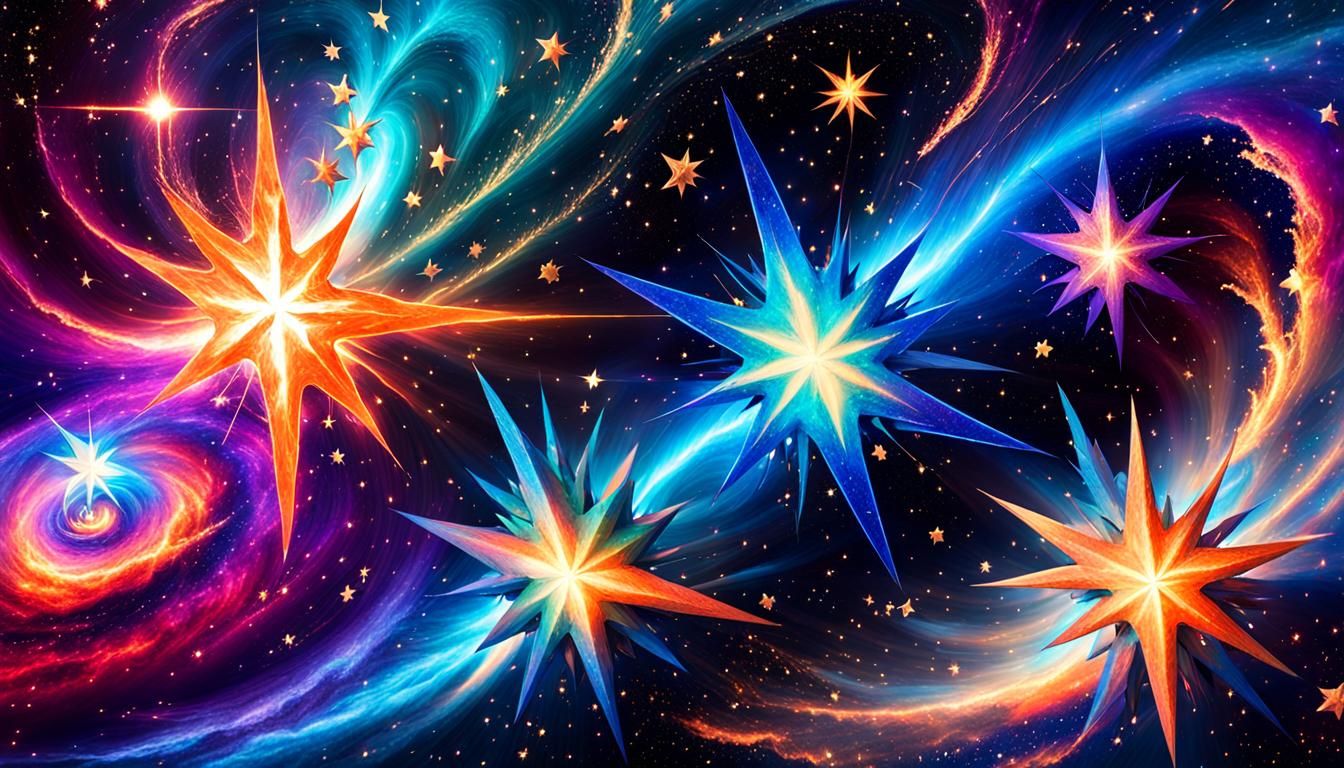 Cosmic Plasma Maelstrom: Vivid Star Cluster