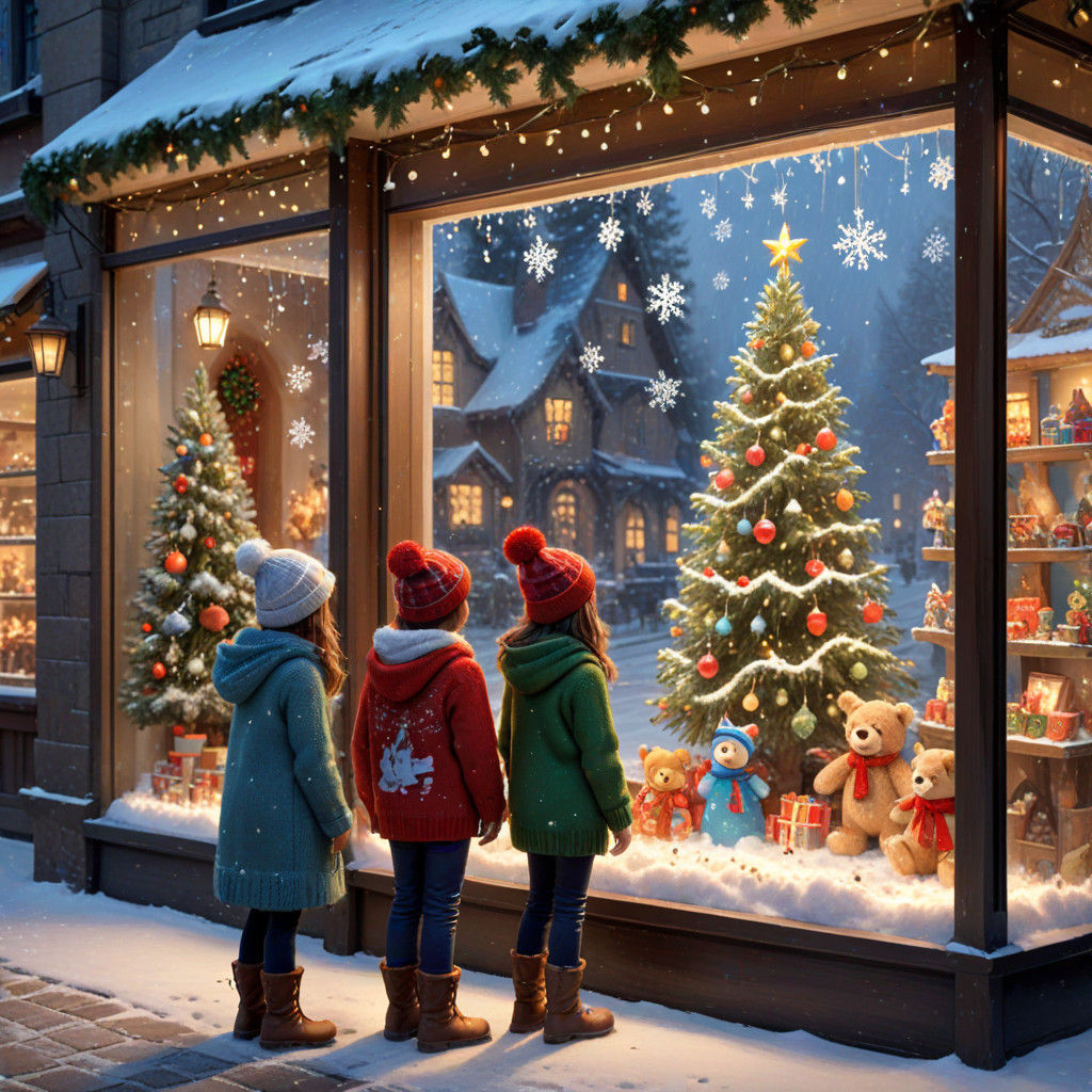 Whimsical Winter Wonderland with Christmas Joy