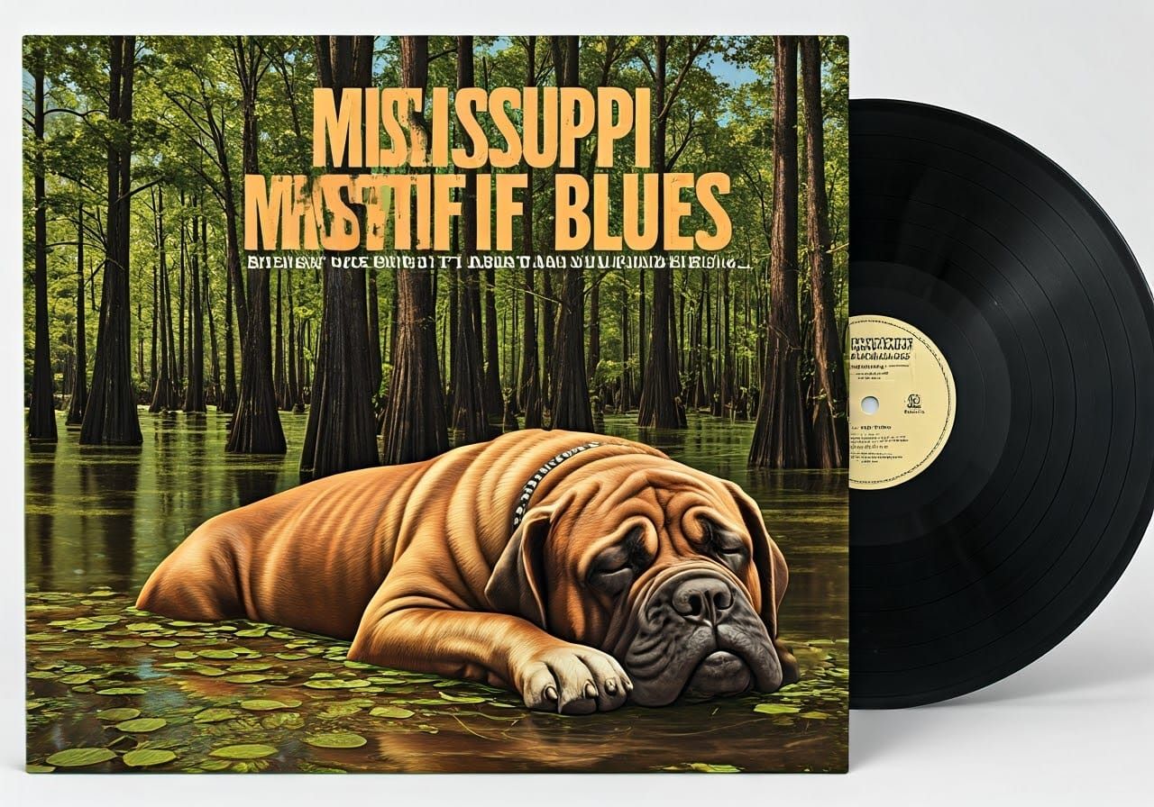 Vintage Album Art: Mississippi Mastiff Blues