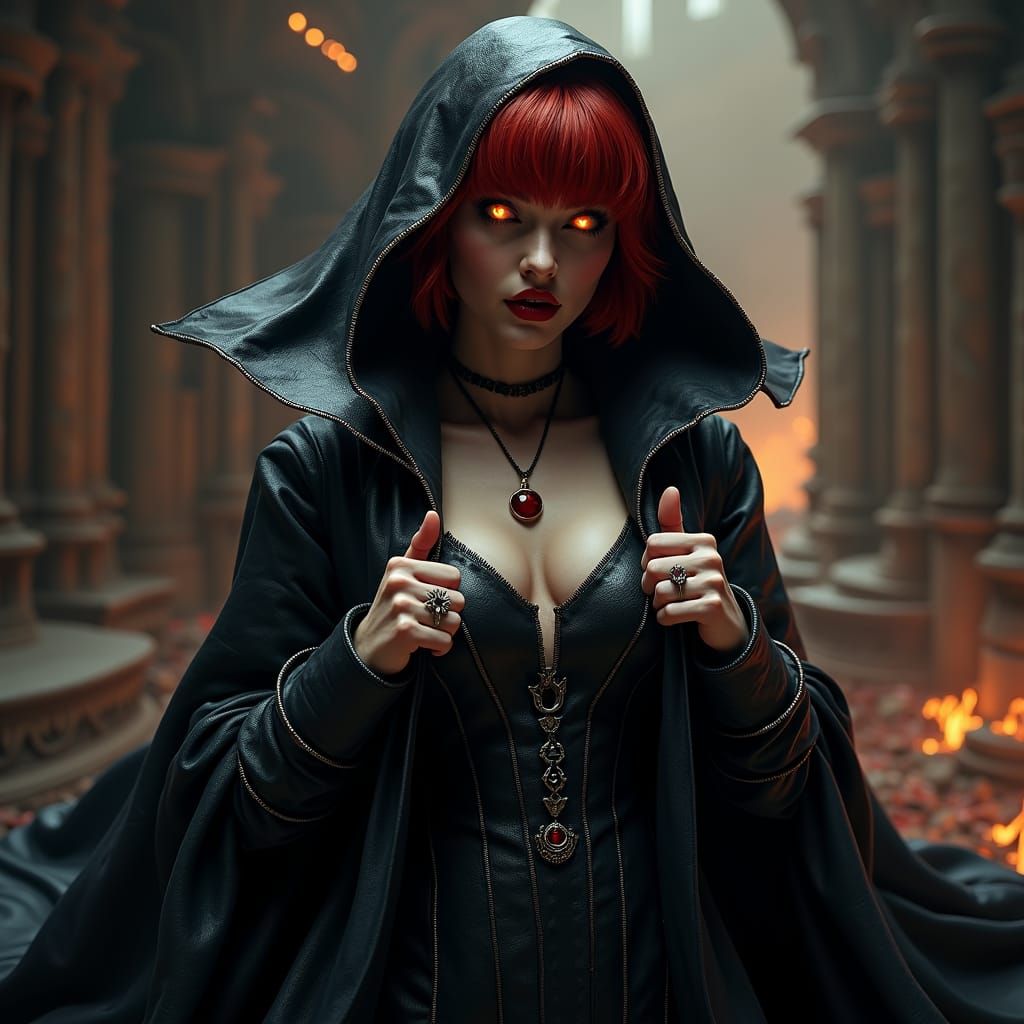 Powerful Vampire in Dark Mystical World