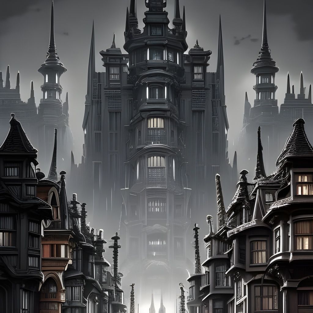 Ominous Monster City Concept Art