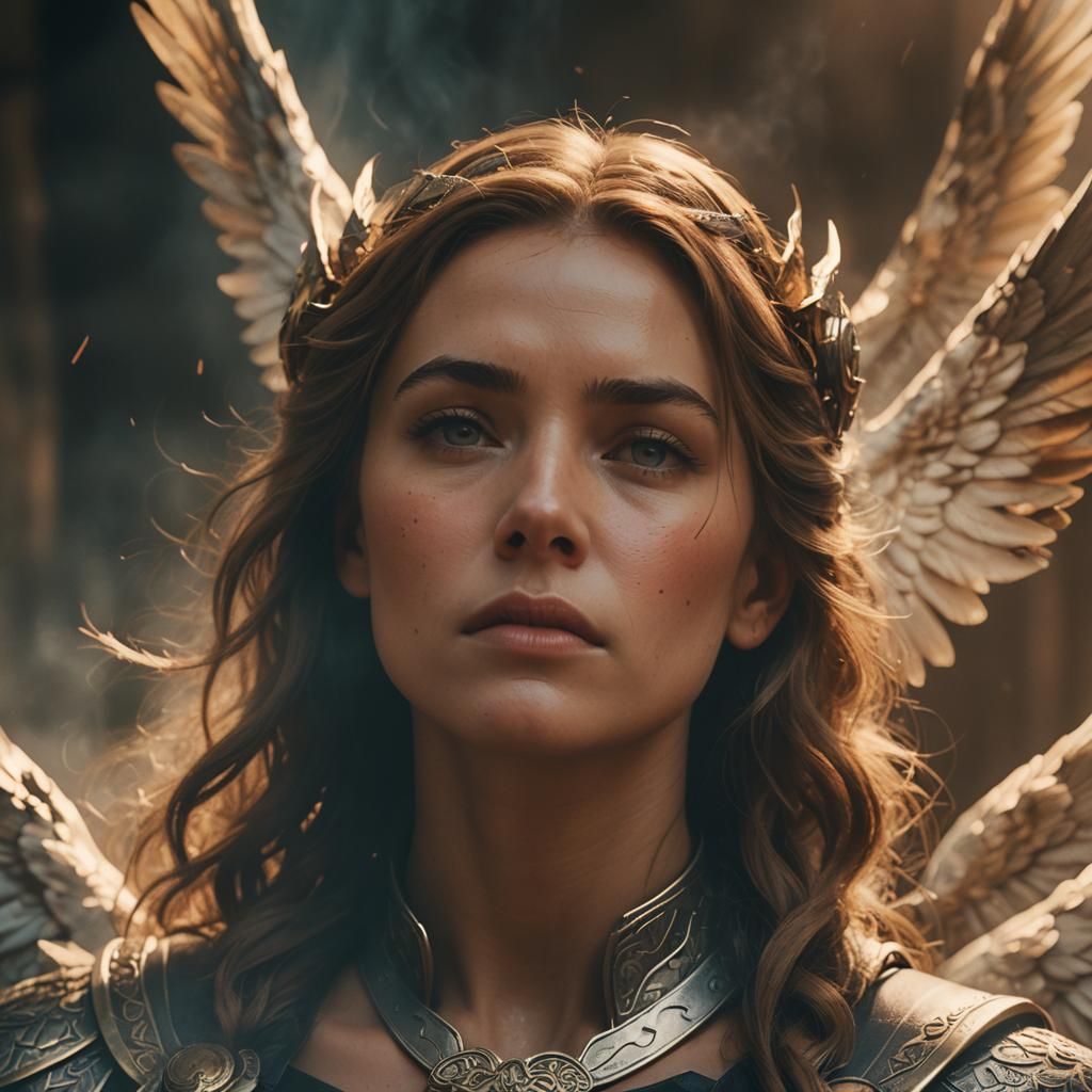 Ra's Dream: Valkyrie and Angels in Cinematic Still