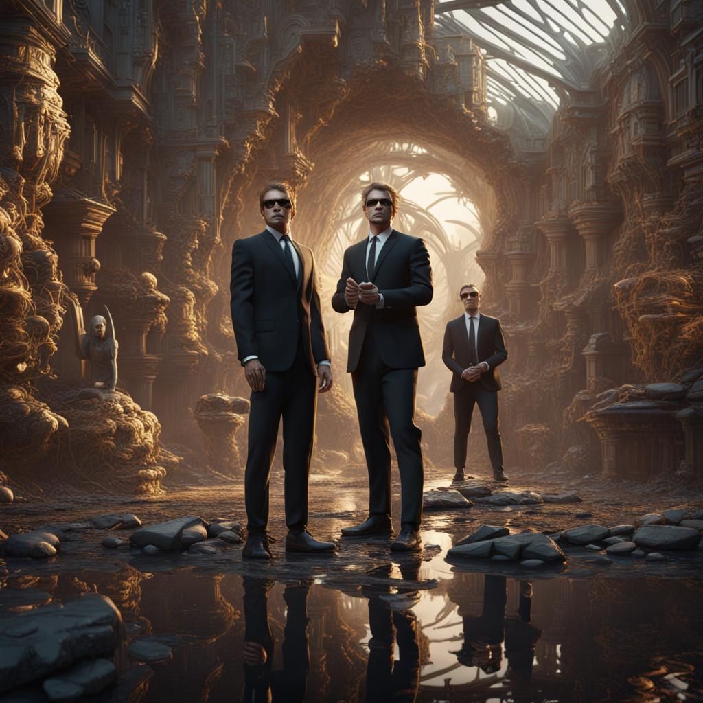 Men in Black: Detailed Fantasy Concept Art