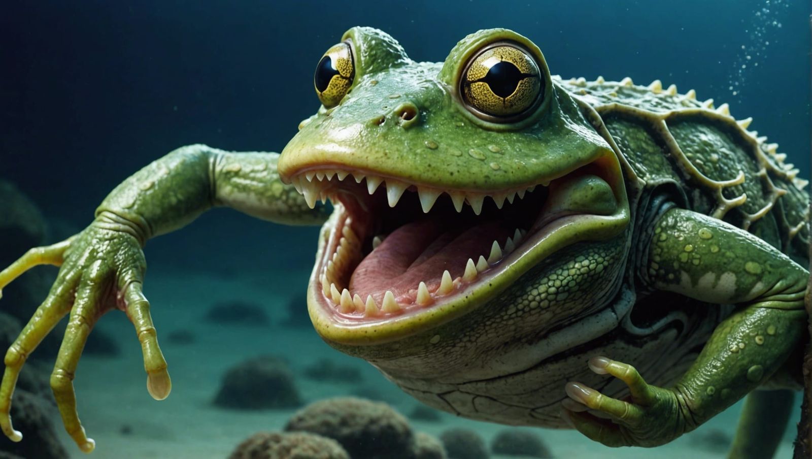 Humorous Creature in Mariana Trench Depths